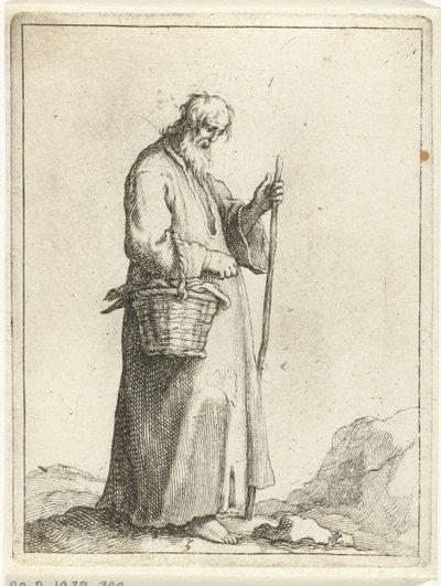 Farmer with Basket by Frederick Bloemaert