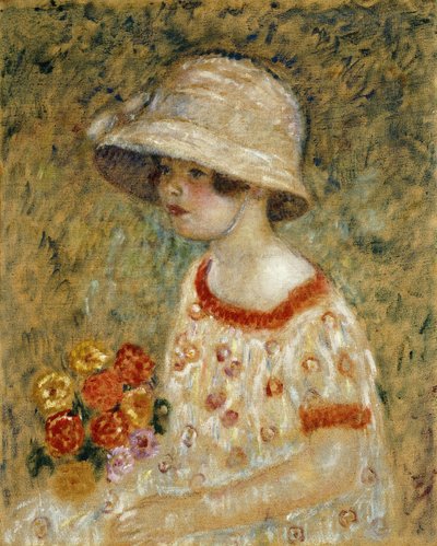 Portrait of Frances Kilmer by Frederick Carl Frieseke