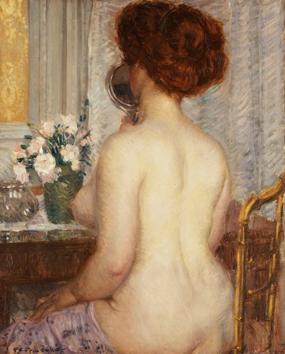 Woman at a Dressing Table by Frederick Carl Frieseke