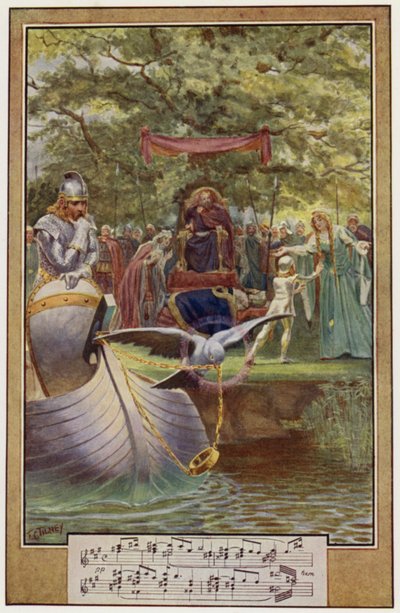 The Departure of Lohengrin by Frederick Colin Tilney