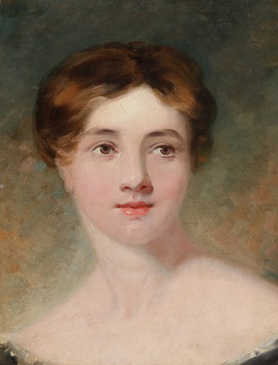 Portrait of a Woman by Frederick Thomas Lines