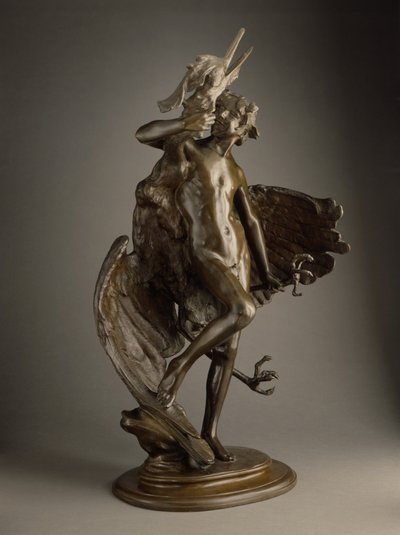 Young Faun and Heron by Frederick William MacMonnies