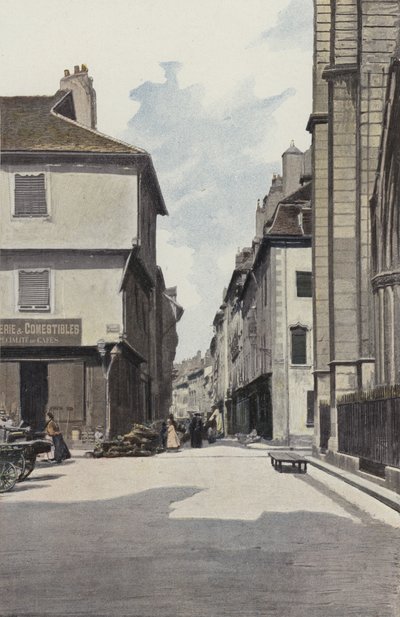 Chalon-sur-Saone, Fevres Street by French Photographer