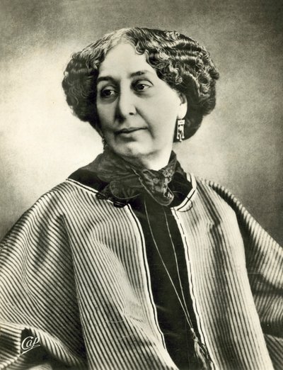 George Sand by French Photographer