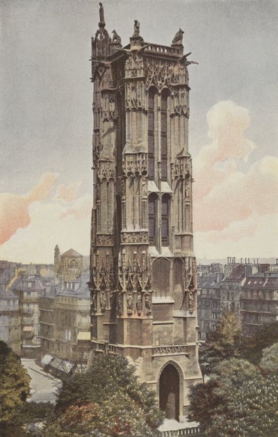 Paris, Saint-Jacques Tower by French Photographer