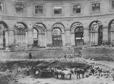 Reconstruction of the Halle au Blé, Paris by French Photographer