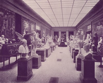 Statuary in the Luxembourg Palace by French Photographer