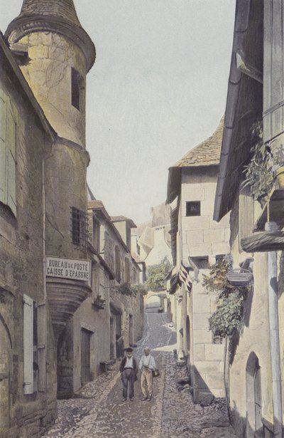 Turenne, Street Leading to the Castle by French Photographer