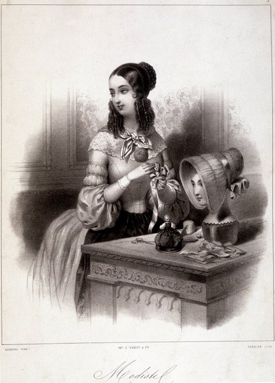 19th Century Modist by French School