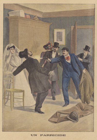 A patricide in Marseilles by French School