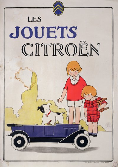 Advertisement for Citroen Toys, 1922 by French School