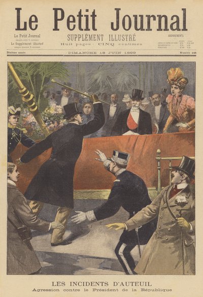 Attack on President Loubet of France by French School