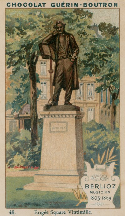 Berlioz, Musician, 1803-1869, Erected Square Vintimille by French School