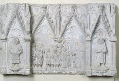 Burial Scene (before the coffin) by French School