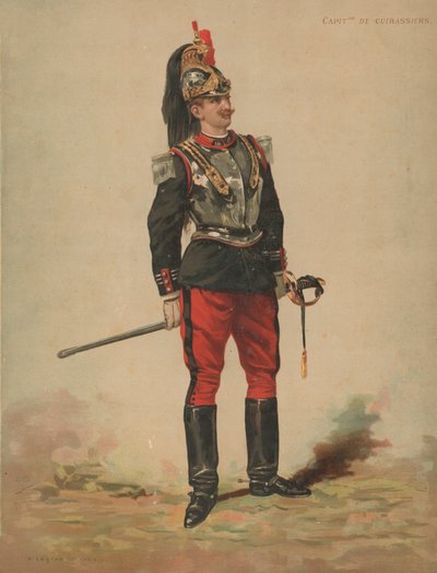 Captain of Cuirassiers by French School