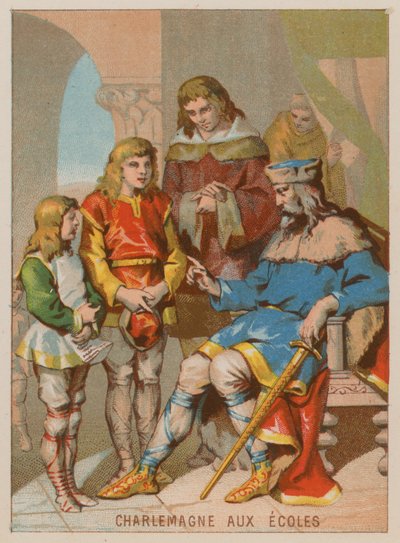 Charlemagne and the importance of education by French School