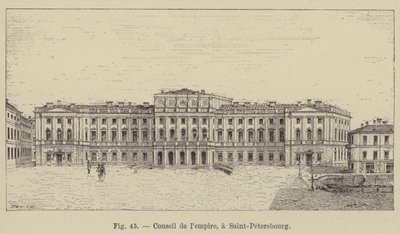 Council of the Empire, in Saint Petersburg by French School