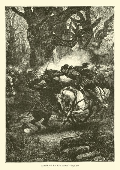 Death of La Renaudie by French School