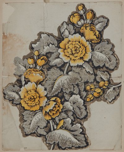 Design Drawing, early to mid 19th century by French School