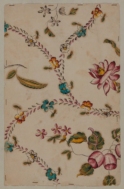 Design Drawing, late 18th century by French School