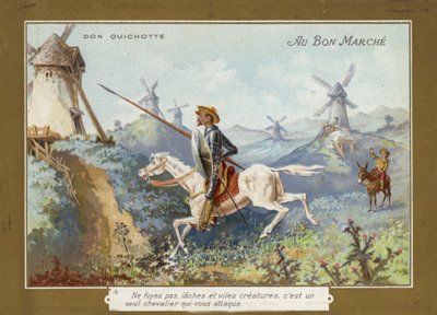 Don Quixote on Horseback by French School