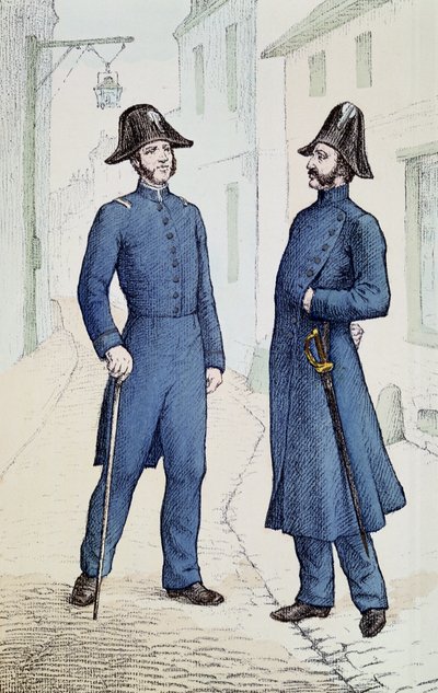 French Policemen by French School