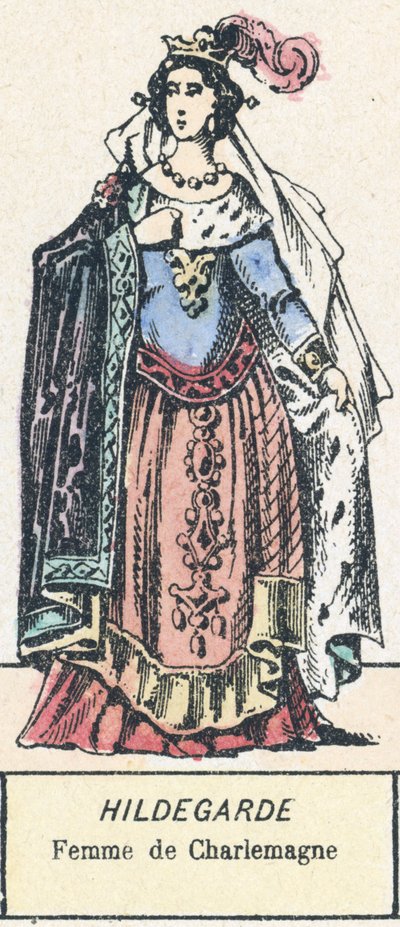 Hildegarde, Wife of Charlemagne by French School