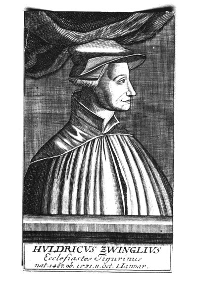 Huldrych Zwingli, 1484-1531 by French School