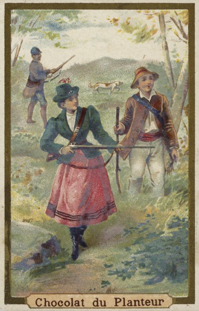 Hunting by French School