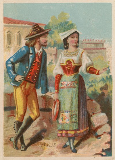 Italian Costume by French School