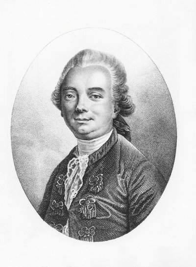 Jean-François de La Harpe (engraving) by French School