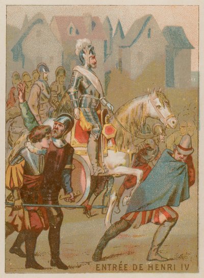 King Henry IV enters Paris by French School