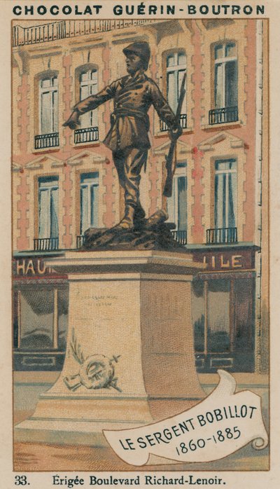 Sergeant Bobillot, 1860-1885, Erected Boulevard Richard-Lenoir by French School