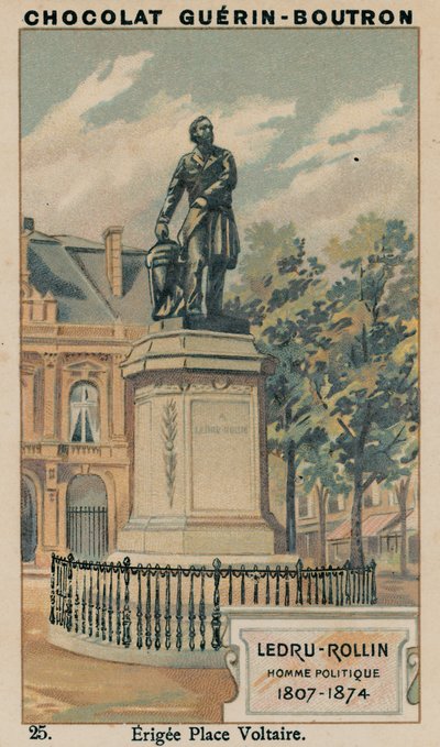 Ledru-Rollin, Politician, 1807-1874, Erected Place Voltaire by French School