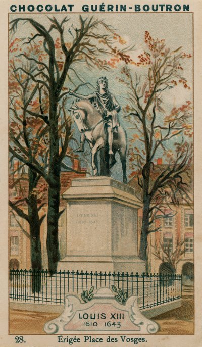 Louis XIII, 1610-1643, Erected in Place des Vosges by French School