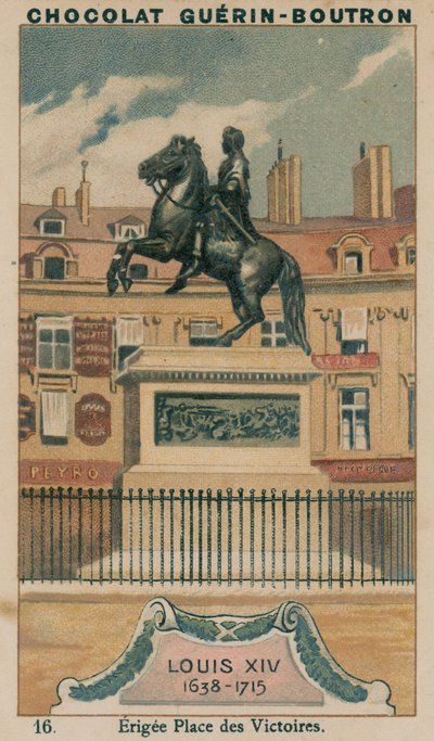 Louis XIV, 1638-1715, Erected in Place des Victoires by French School