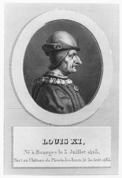 Louis XI, King of France by French School
