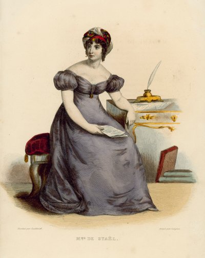 Madame de Stael by French School