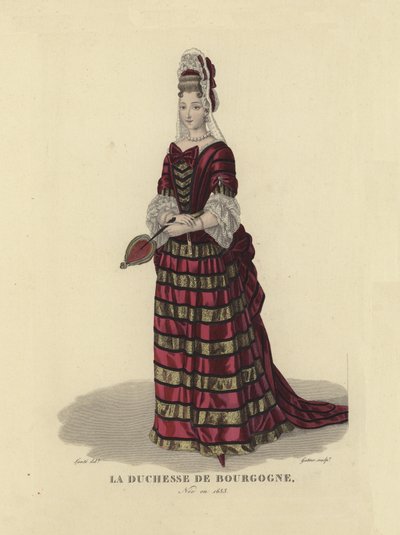 Marie-Adelaide of Savoy, Duchess of Burgundy by French School