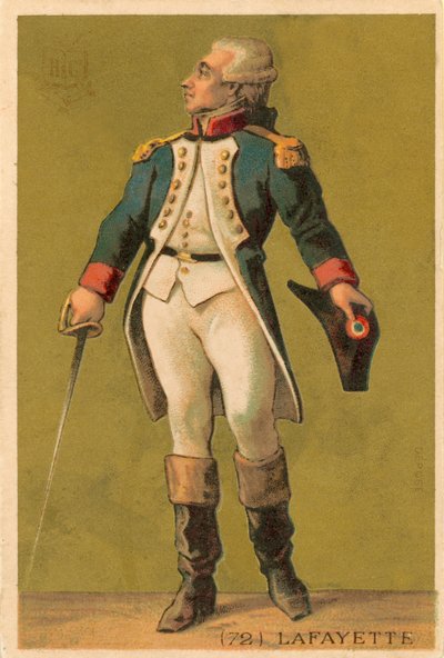 Marquis de Lafayette by French School