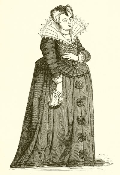 Mary de Medici as a Widow by French School