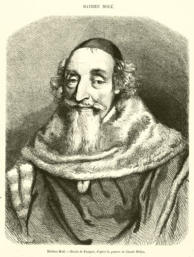 Mathieu Mole (engraving) by French School