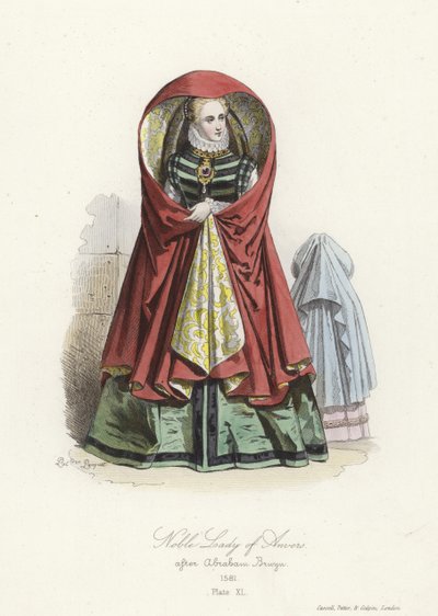 Noble lady of Antwerp by French School