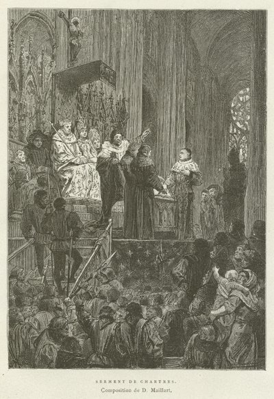 Oath of Chartres by French School