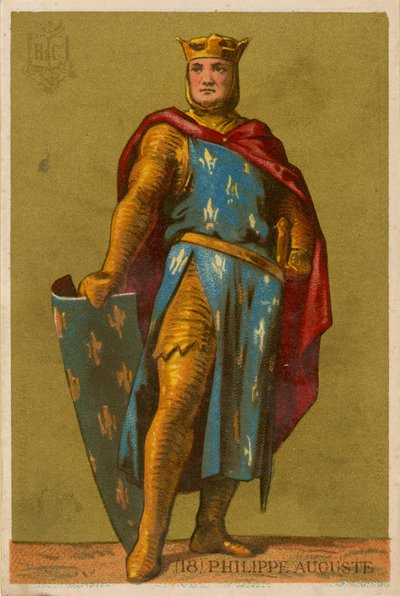 Philip II Augustus by French School