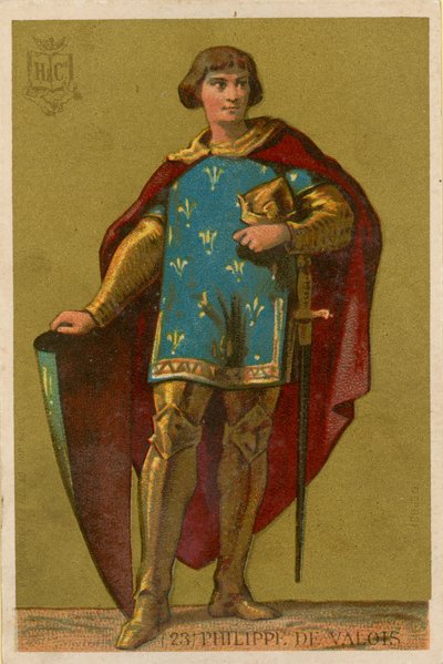 Philippe de Valois by French School