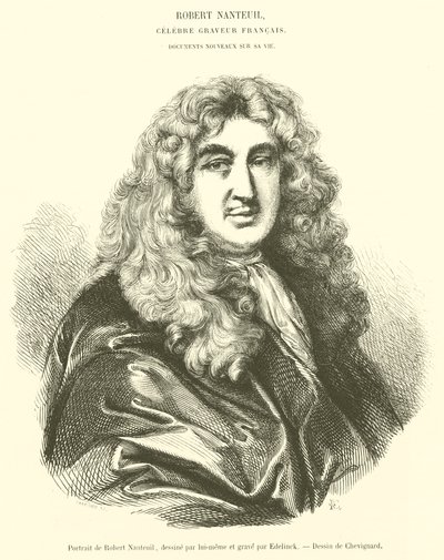 Portrait of Robert Nanteuil (engraving) by French School