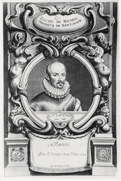 Portrait of Michel de Montaigne by French School