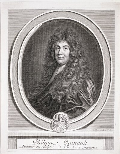 Portrait of Philippe Quinault (1635-88) by French School