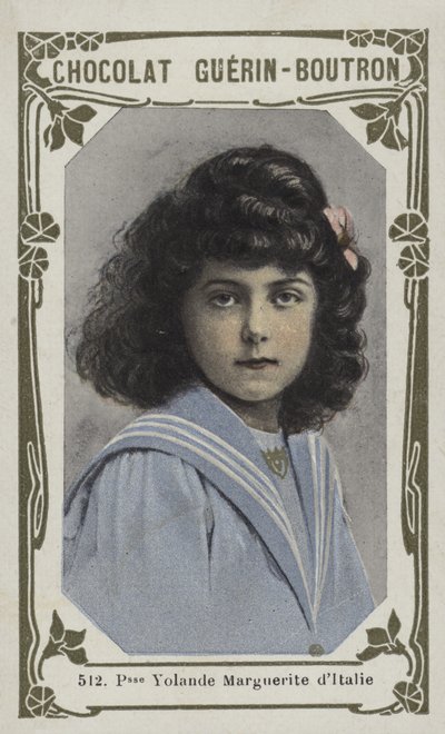 Princess Yolande Marguerite of Italy by French School